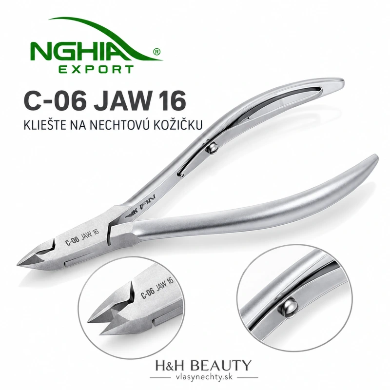 NGHIA EXPORT KLIEŠTE NA NECHTOVÚ KOŽIČKU C-06 JAW 16