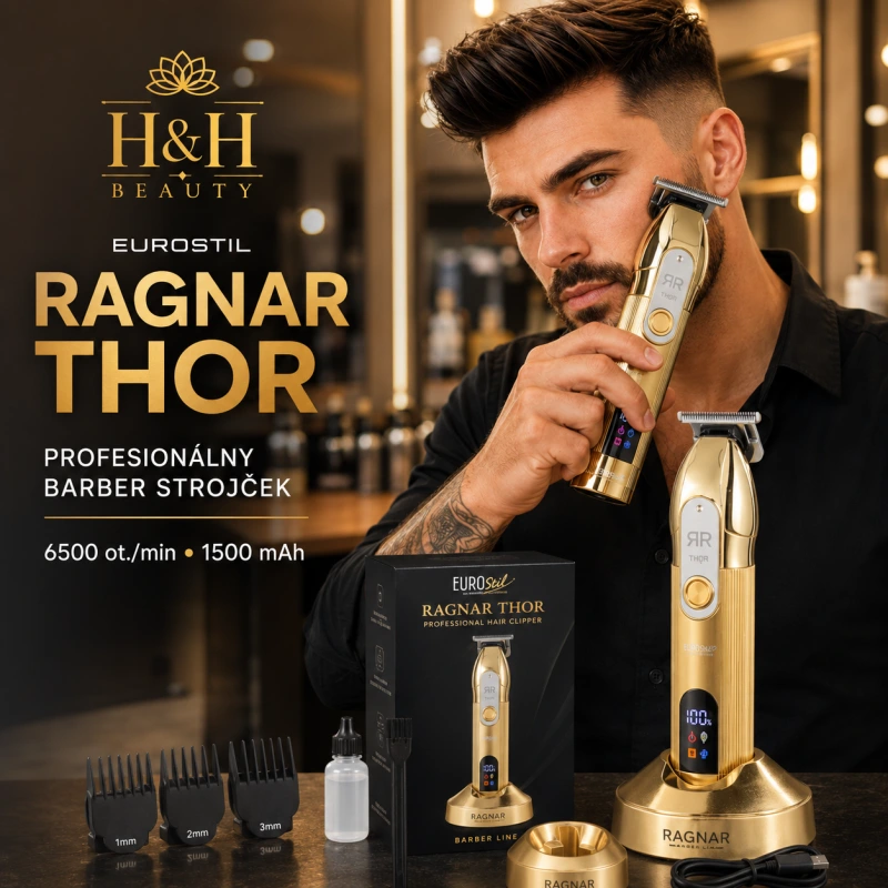 EUROSTIL RAGNAR THOR – Profesionálny barber strojček na vlasy