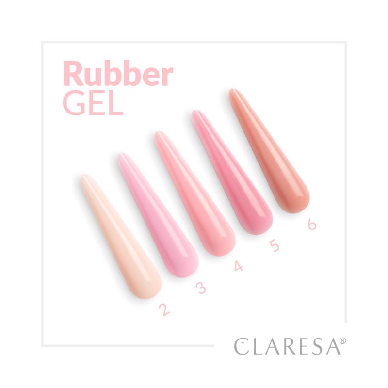 CLARESA STAVEBNÝ GÉL NA NECHTY Rubber gel 5 90g