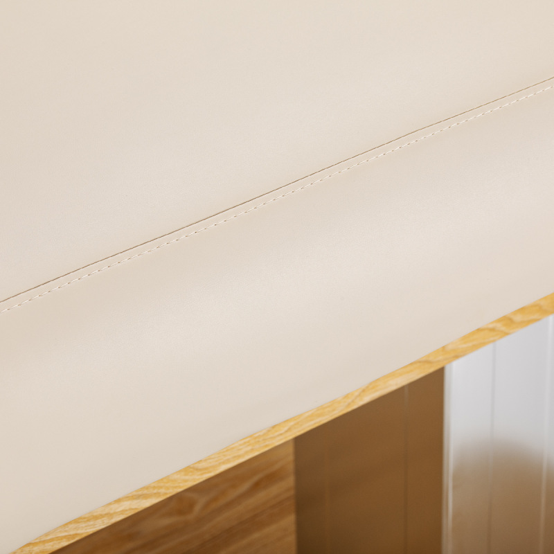 Leżanka SPA Sillon Comfort kremowa z jasnobrązową podstawą 11