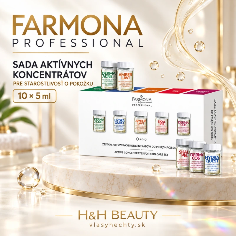FARMONA SADA AKTÍVNYCH KONCENTRÁTOV PRE STAROSTLIVOSŤ O POKOŽKU 10x5ml