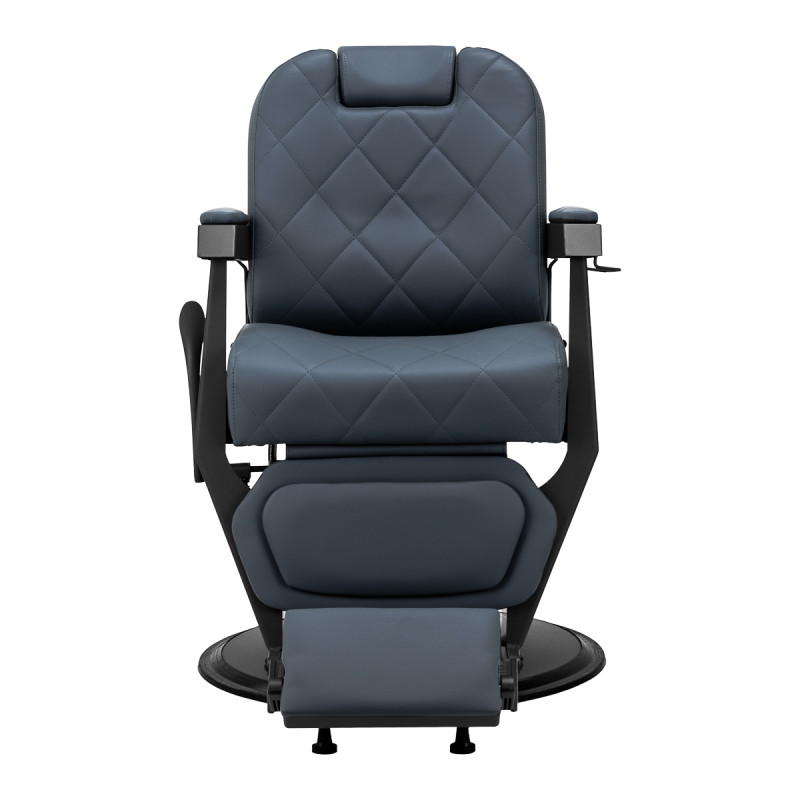 BARBERSKE KRESLO GABBIANO s čiernym rámom Graphite 3