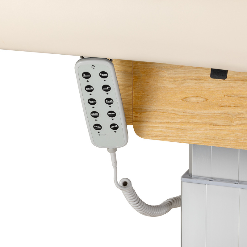 Leżanka SPA Sillon Comfort kremowa z jasnobrązową podstawą 6