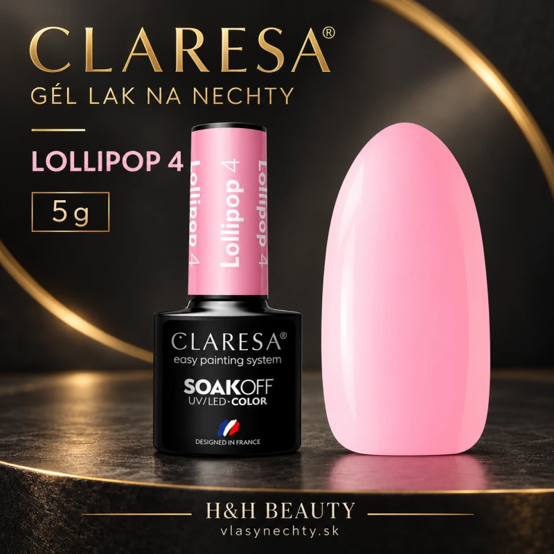 CLARESA GÉL LAK NA NECHTY LOLLIPOP 4 - 5g