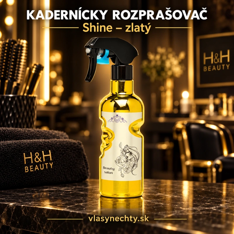 KADERNÍCKY ROZPRAŠOVAČ Shine – zlatý