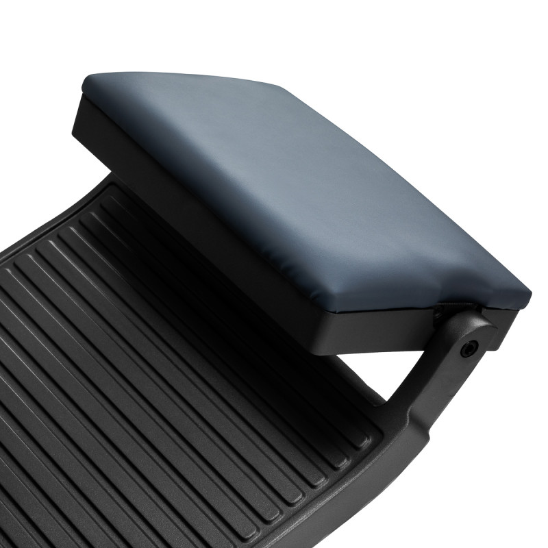 BARBERSKE KRESLO GABBIANO s čiernym rámom Graphite 8