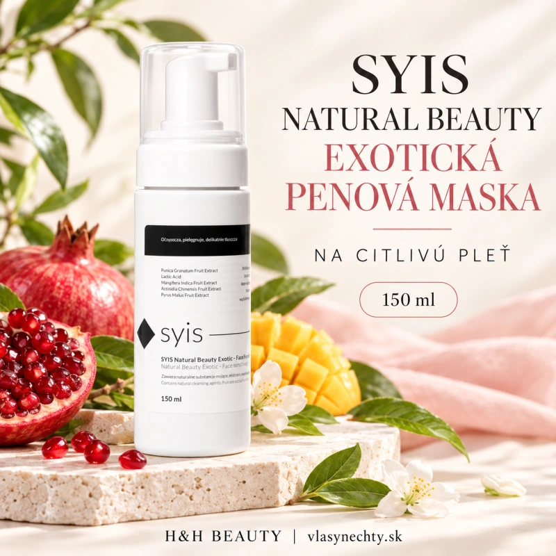 Syis Natural Beauty exotická penová maska na citlivú pleť 150 ml