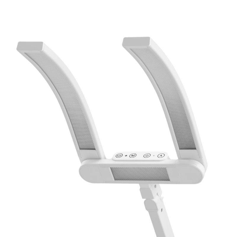 Lampa na manikúru Glow L05, ohnutá pre stolovú dosku, biela 6