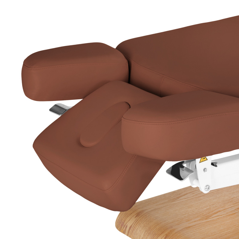 KOZMETICKÉ SPA LEHÁTKO Sillon Relax SPA, hnedé s svetlo hnedou základňou 13