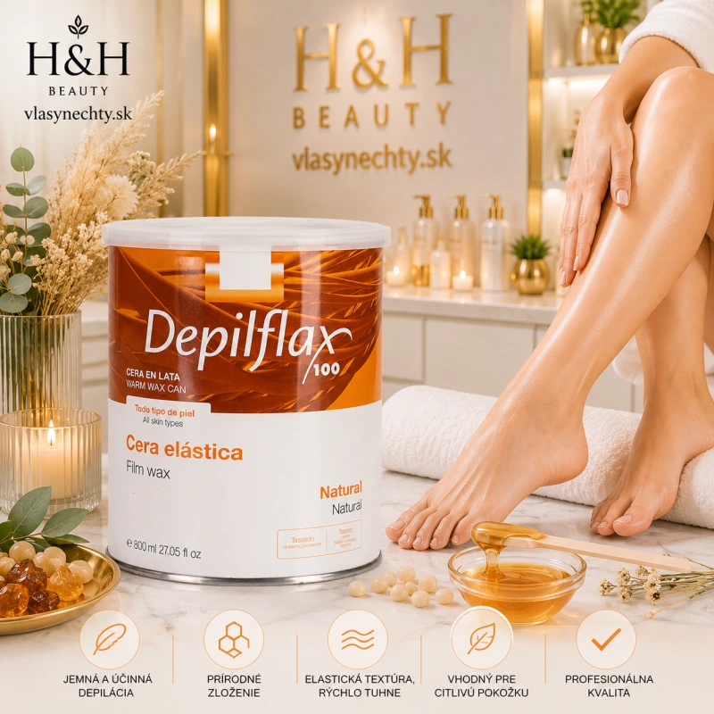 Depilflax 800 ml FILM WAX DEPILFLAX NATURAL D100