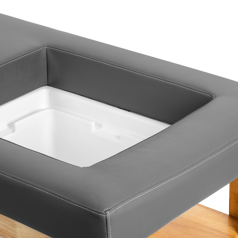 KADERNÍCKY UMÝVACÍ BOX Gabbiano Head Spa Bali sivý 11