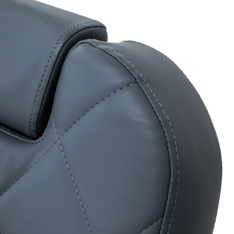 BARBERSKE KRESLO GABBIANO s čiernym rámom Graphite 15