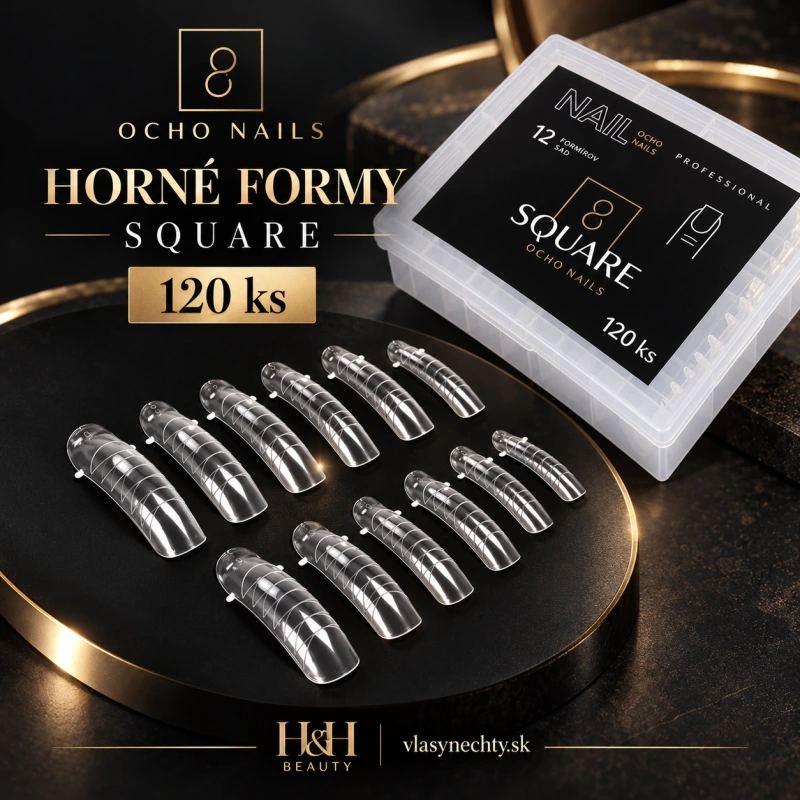 OCHO NAILS horné formy square 120 ks.