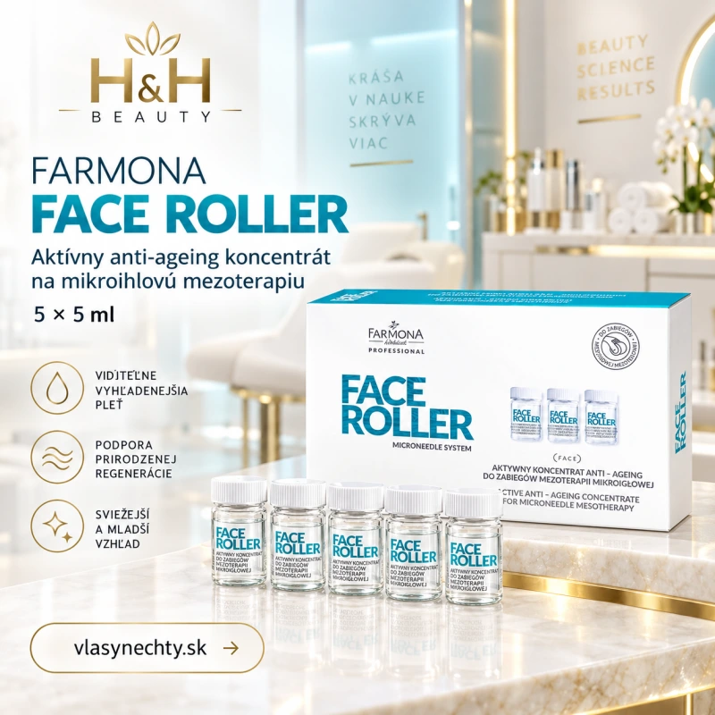 FARMONA FACE ROLLER Aktívny anti-ageing koncentrát na mikroihlovú mezoterapiu 5x5ml