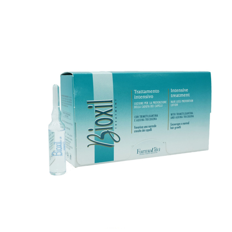 Farmavita Lotion Bioxil 12x8 ml, Intenzívne liečivé sérum proti vypadávaniu vlasov 1