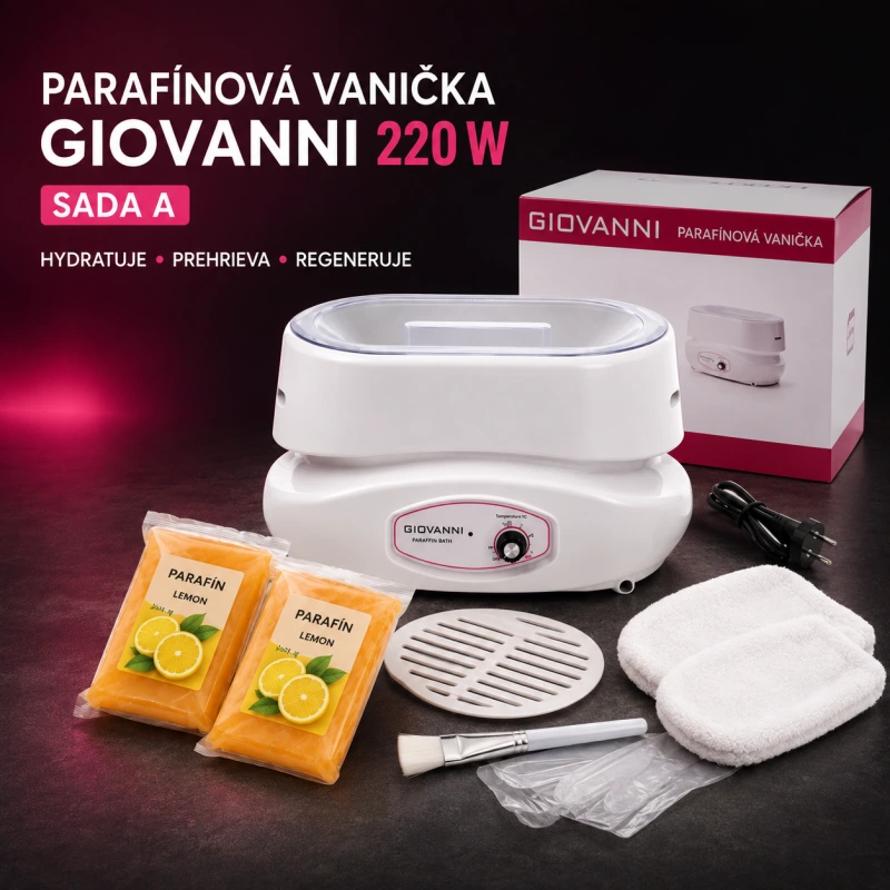 PARAFÍNOVÁ VANIČKA GIOVANNI 220W SADA A