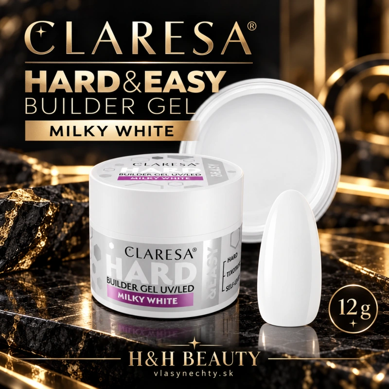 CLARESA HARD&EASY BUILDER GEL MILKY WHITE 12g