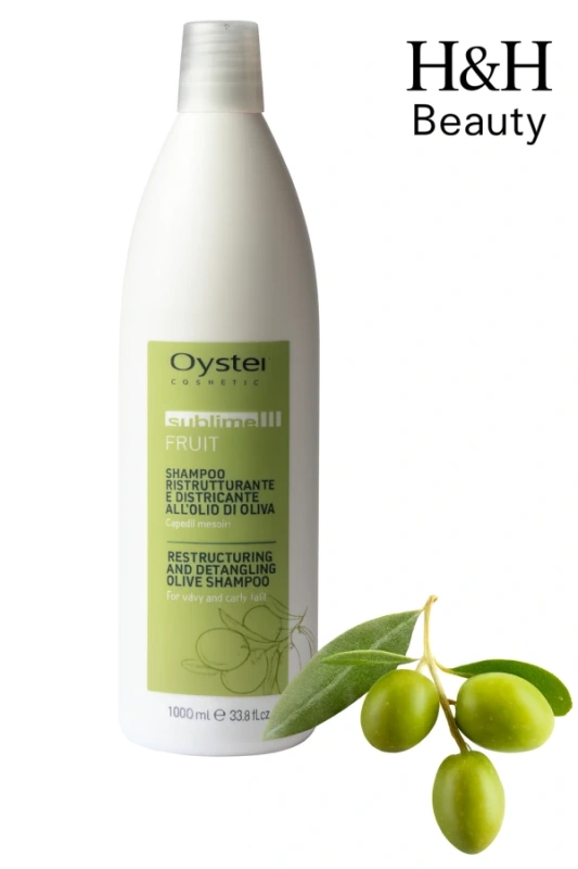 OYSTER Šampón - olivový olej 1000 ml pre vlnité, kučeravé-zamotané vlasy 1