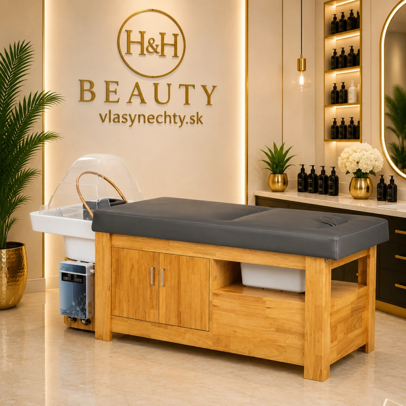 KADERNÍCKY UMÝVACÍ BOX Gabbiano Head Spa Bali sivý