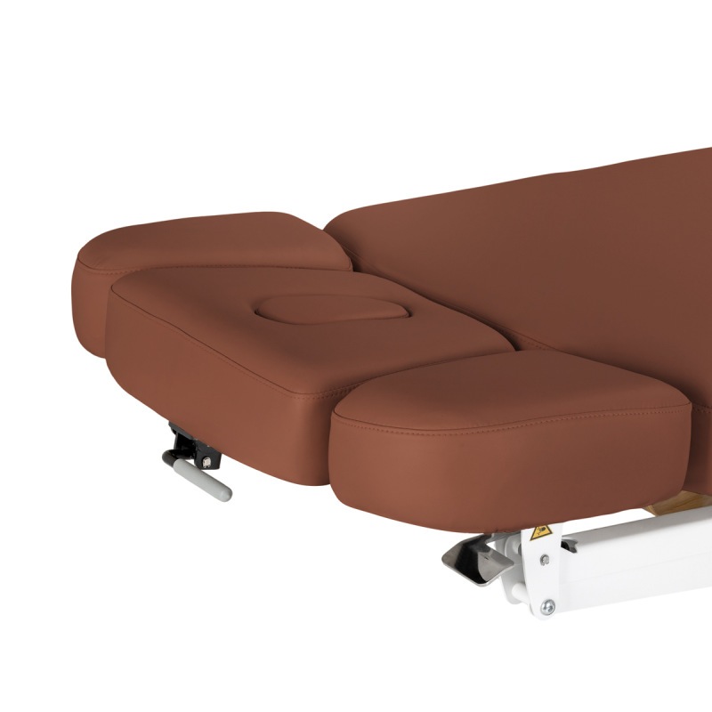 KOZMETICKÉ SPA LEHÁTKO Sillon Relax SPA, hnedé s svetlo hnedou základňou 12