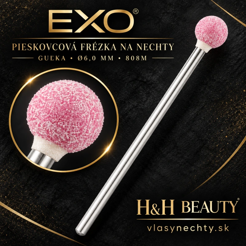 EXO PIESKOVCOVÁ FRÉZKA NA NECHTY GUĽKA Ø 6,0MM /808M