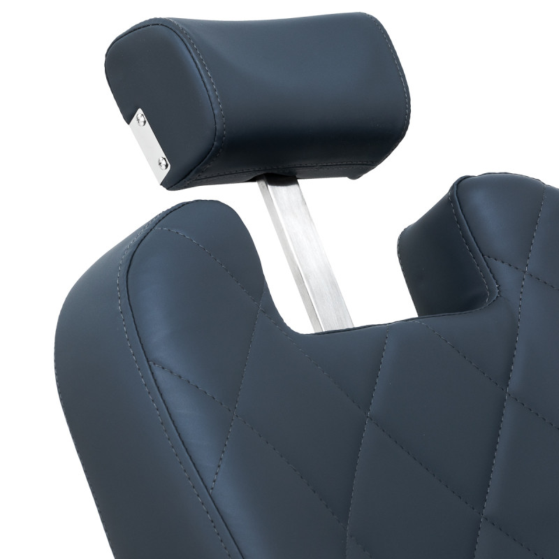 BARBERSKE KRESLO GABBIANO s čiernym rámom Graphite 11