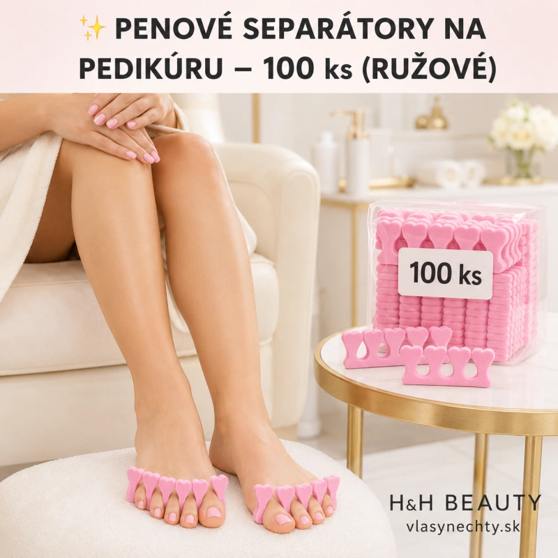JEDNORÁZOVÉ SEPARÁTORY 100 ks. RUŽOVÉ