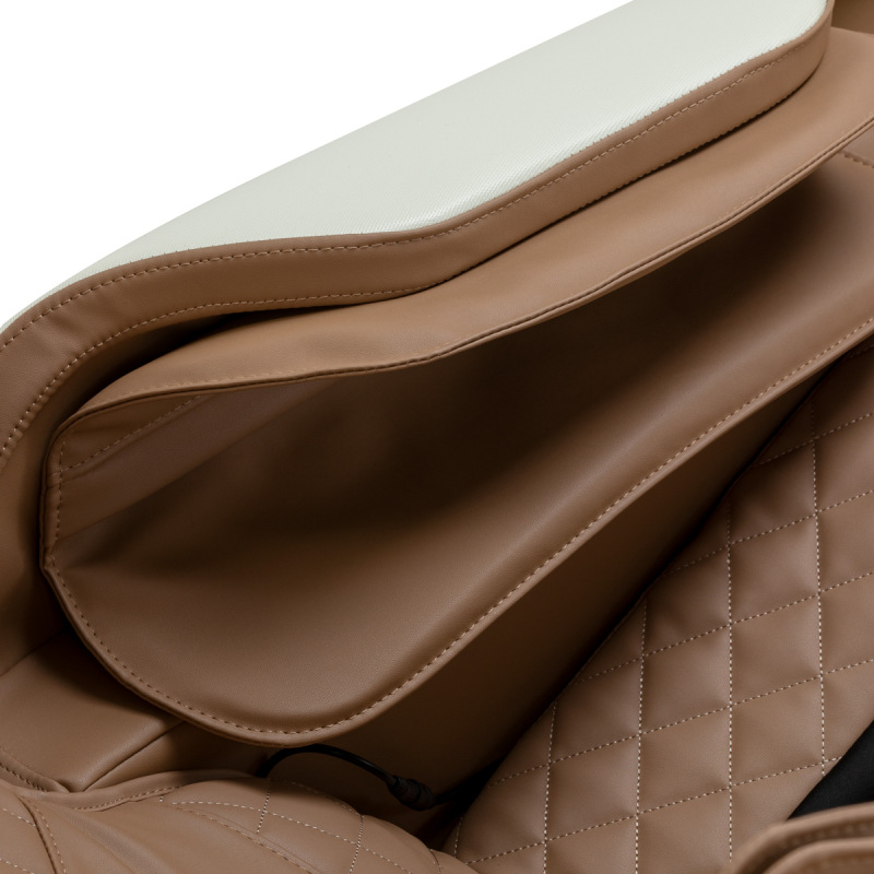 Fotel masujący Sakura Luxury 808 biało beżowy 11