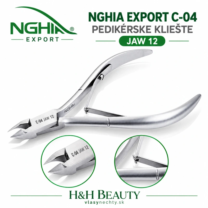 NGHIA EXPORT PEDIKÉRSKE KLIEŠTE C-04 JAW 12