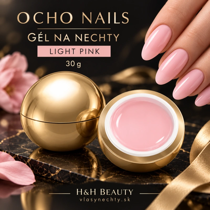 OCHO NAILS GÉL NA NECHTY LIGHT PINK - 30 g
