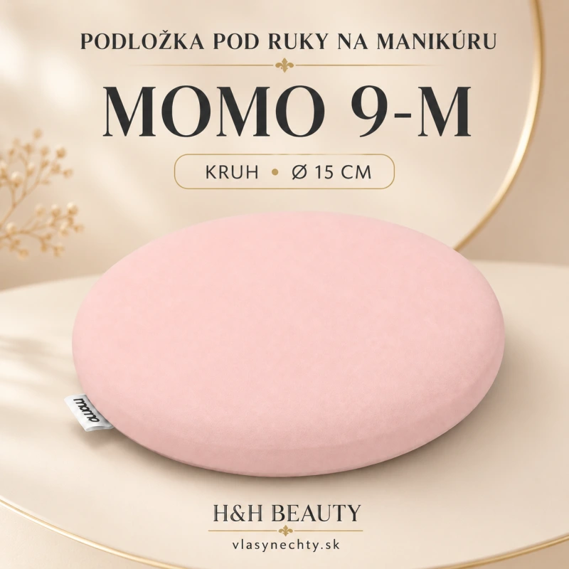 PODLOŽKA POD RUKY NA MANIKÚRU MOMO 9-M ružova