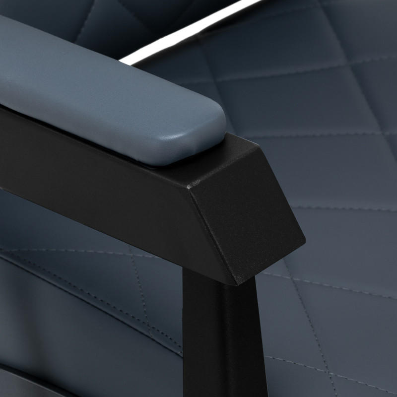 BARBERSKE KRESLO GABBIANO s čiernym rámom Graphite 5