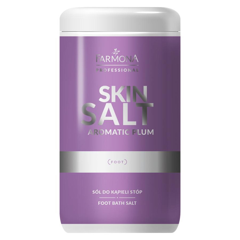 Voňavá soľ na nohy Farmona SKIN SALT slivka 1400 g 1