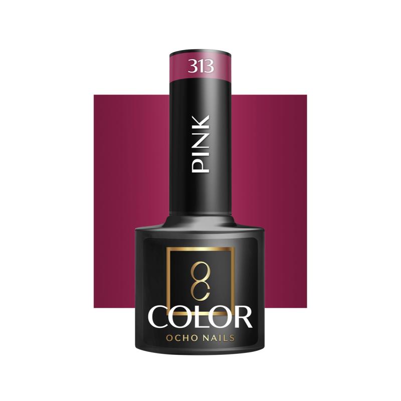 OCHO NAILS HYBRIDNÝ LAK NA NECHTY pink 313 -5 g