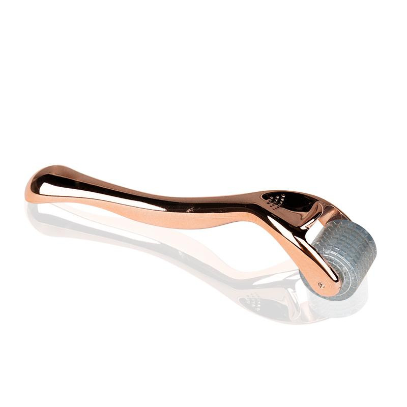 DERMA ROLLER NA MEZOTERAPIU ROSE GOLD 0,5mm 192 TITÁNOVÝCH IHIEL 2