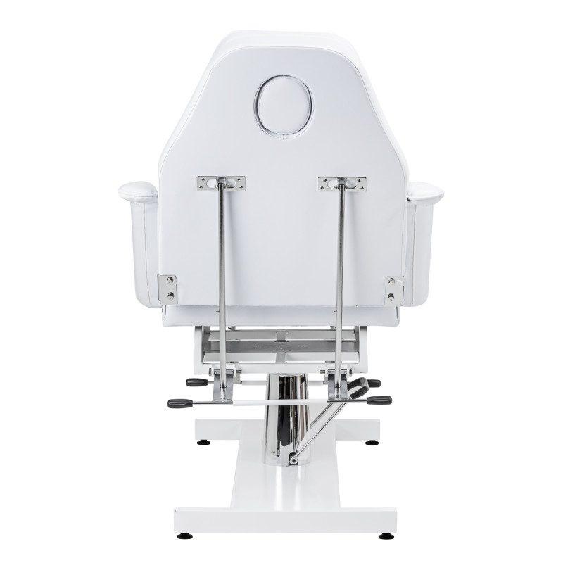 Hydraulické kozmetické kreslo Sillon v2 210 biele 9