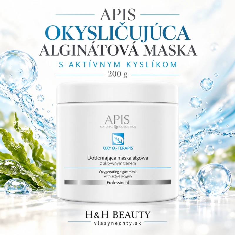APIS OKYSLIČUJÚCA ALGINÁTOVÁ MASKA S AKTÍVNYM KYSLÍKOM 200 g