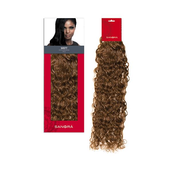 Sangra Hair vlasy na predlžovanie Weft, mikroring 50 cm