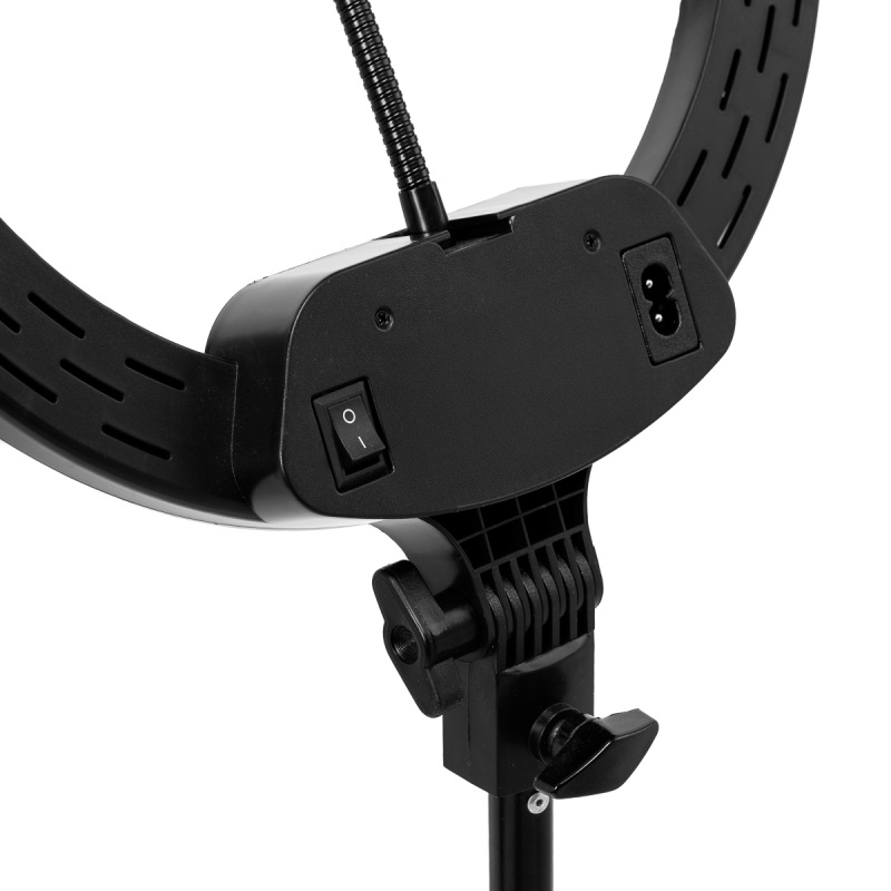 Kruhová lampa Ring Light 13"" 36 W LED so statívom čierna 6