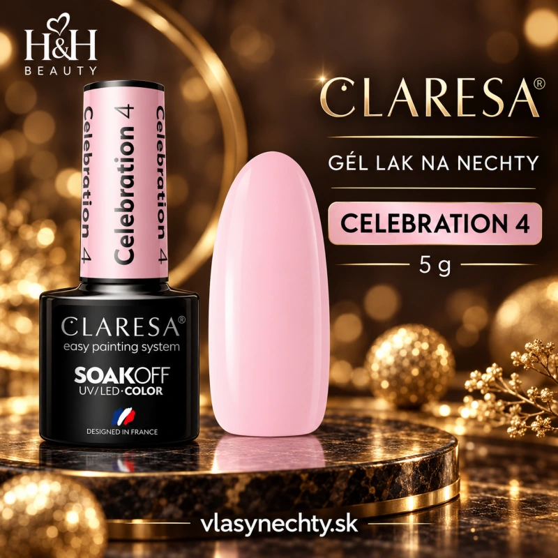 CLARESA GÉL LAK NA NECHTY CELEBRATION 4 5G