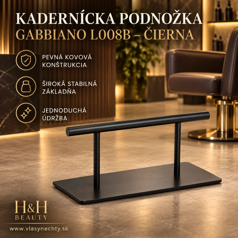 KADERNÍCKA PODNOŽKA GABBIANO L008B – ČIERNA