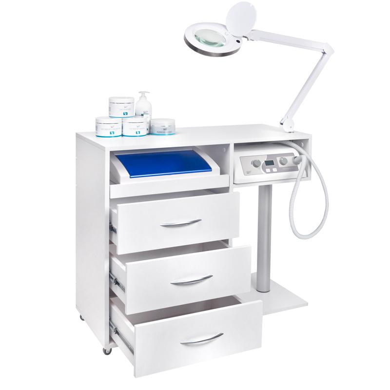 PEDIKÉRSKY STOLÍK UNIT Y-300 BIELY 1