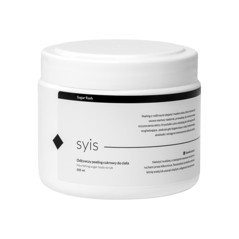 Syis Sugar Rash - Výživný cukrový telový peeling 500 ml 1