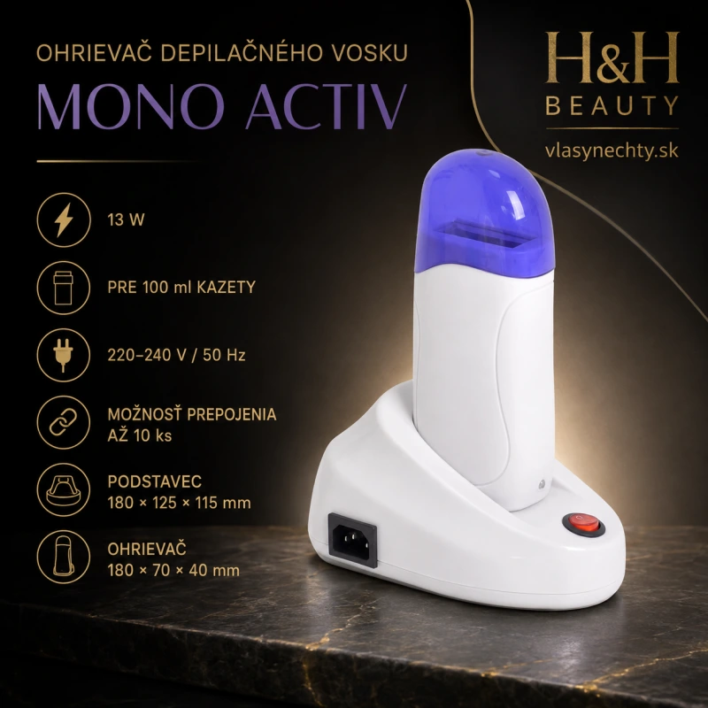 OHRIEVAČ DEPILAČNÉHO VOSKU MONO