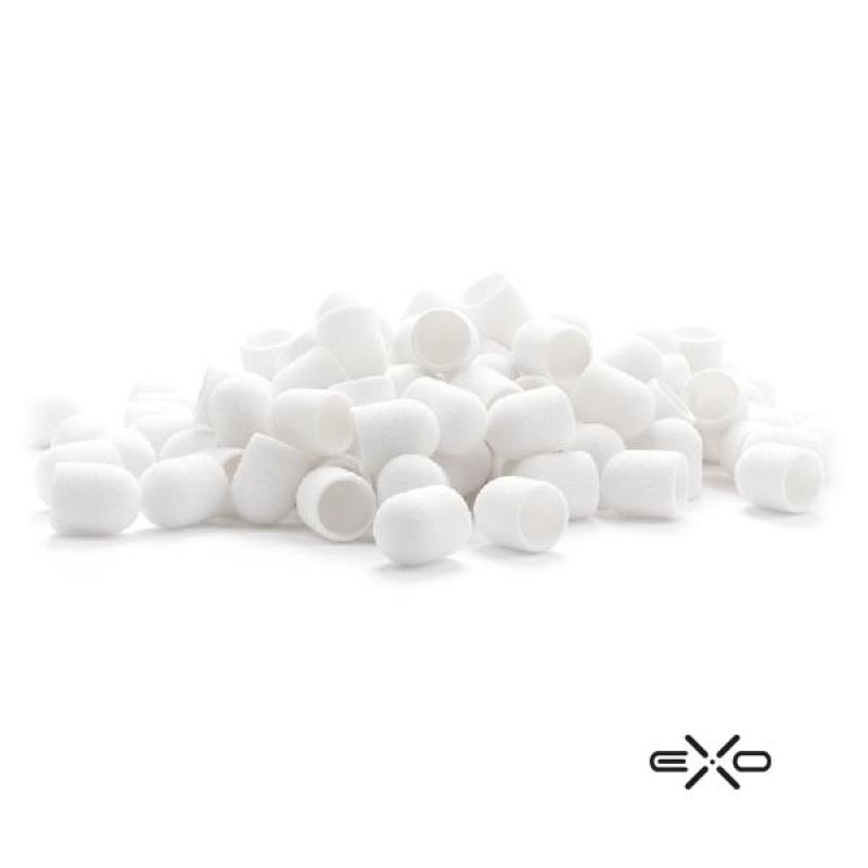 EXO BRÚSNE KOTÚČIKY 13mm/80 100 KS. HARD CAP BIELE 1