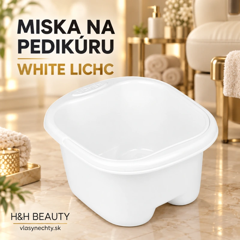 MISKA NA PEDIKÚRU WHITE LICH