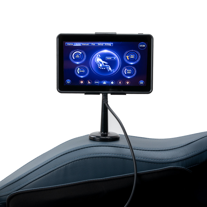 Masážne kreslo Sakura Maximus 809 3D, šedo-modré 8