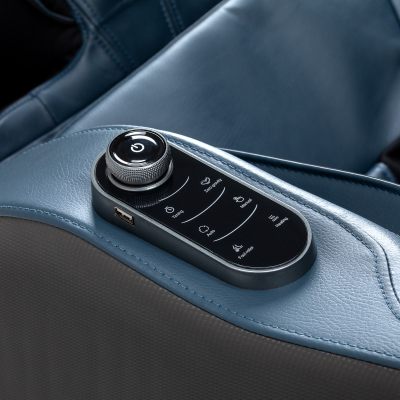 Masážne kreslo Sakura Maximus 809 3D, šedo-modré 7