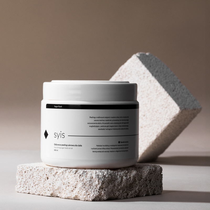 Syis Sugar Rash - Výživný cukrový telový peeling 500 ml 4