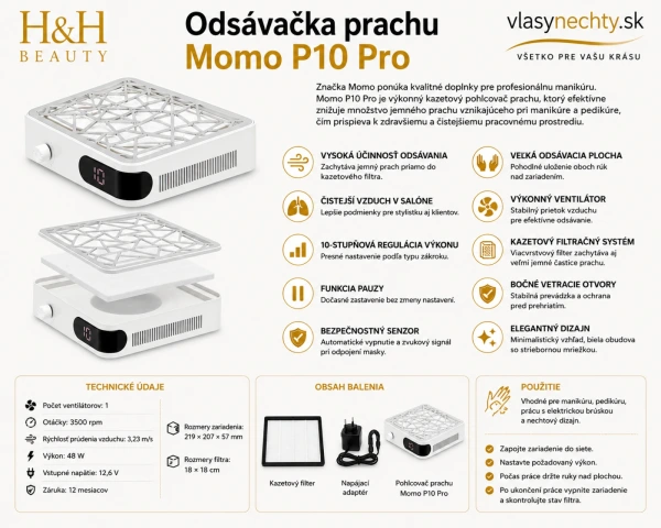 Odsávačka prachu Momo P10 Pro 11